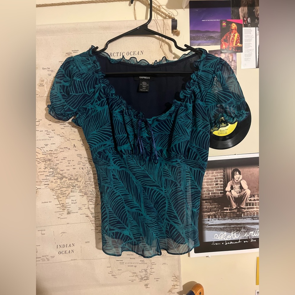 🫐 blue express blouse🫐